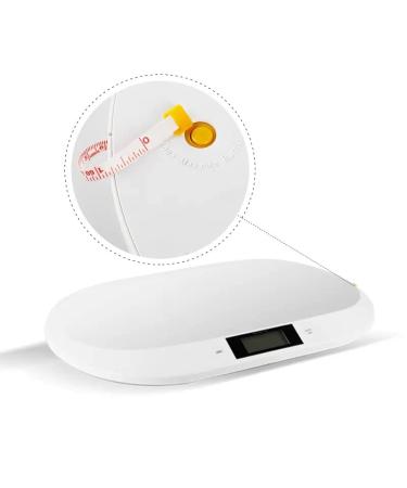 Flat Digital Baby Scale - 20kg Capacity for Infants & Pets - Accurate Breastfeeding & Child Weight Measurement - Buy Online on GoSupps.com