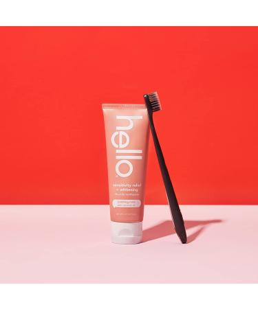 Hello Sensitivity Relief Whitening Toothpaste with Coconut Oil - Soothing Mint 4.7 oz - Buy Online on GoSupps.com