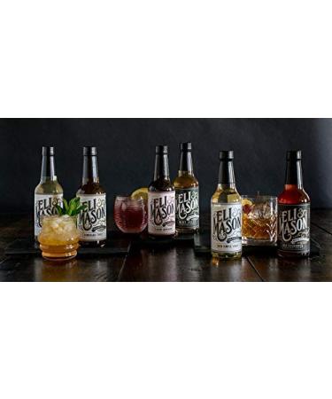 Eli Mason Old Fashioned Cocktail Mixer - All-Natural Syrup with Real Cane Sugar & Cocktail Bitters - Made in USA - 10oz - Buy Online on GoSupps.com