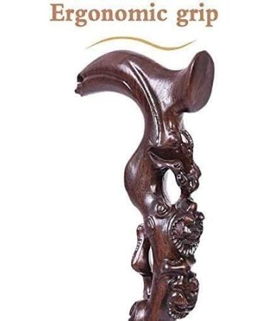 Cane Adjustable Crutches Wood Cane Exquisite Carving Walking Canes As Gifts Walking Sticks Hand Crutch Crutches Made of Ebony Wood Fashionable Sturdy Stabl decorate Selfless dedication - Buy Online on GoSupps.com