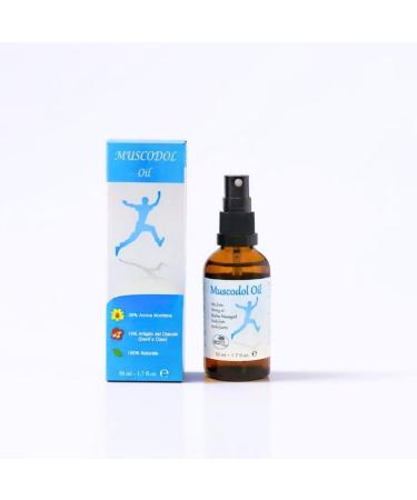 Leucosia Muscodol Oil - Strong Massage Oil for Muscle Pain - 100% Pure Essential Oils 50 ml - Buy Online on GoSupps.com