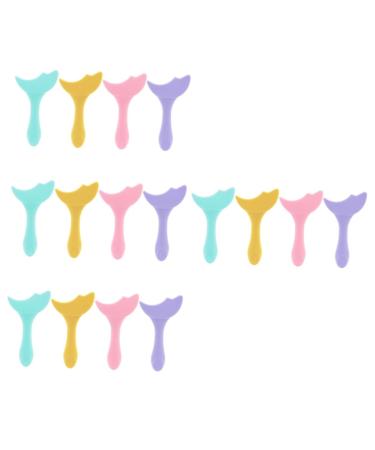 MAGICLULU 16 Pcs Eyeliner Eyeshadow Silicone Molds Lipstick Silicone Make up Tools Miss Cosmetics Eyelash