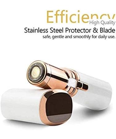 LA Beauty Facial Hair Remover for Women | Painless Lady Shaver for Peach Fuzz Chin & Upper Lip Hair Removal with LED Light | Battery Included - Buy Online on GoSupps.com