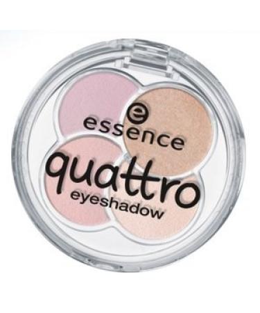 Essence Quattro Eyeshadow No. 17 creme de la creme Contents: 5g eyeshadow in four colors for endless looks.