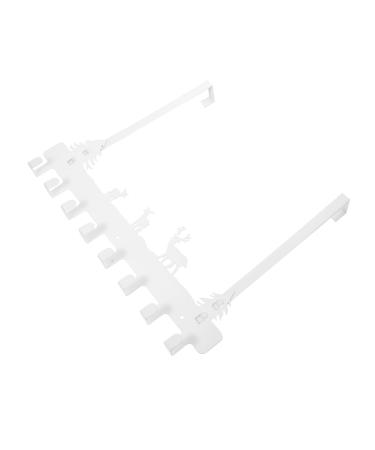 PRETYZOOM Nail Door Hook Wall Hanger Hooks Door Hooks for Hanging Door Coat and Hat Hook Cartoon Clothing 45X36.5X3CM White
