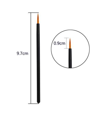 FRCOLOR 300 Pcs Eyeliner Brush Set - Fine Liquid Smudge and Brush for Eyeliner Eyebrows & Lips - Perfect for Precision Makeup Application - Buy Online on GoSupps.com