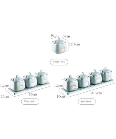 Condiment dispenser seasoning box seasoning box kitchen tank salt monosodium glutamate condiment pots bottle combination container single spice pots - Buy Online on GoSupps.com