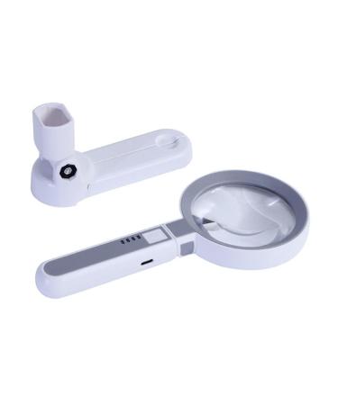 Eye Loupe Magnifier Handheld Desktop 5X11X Glass for Jewelry Coin Inspection LED Illuminated Lens Optical Lens