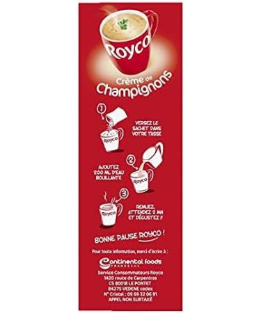  Royco ROYCO - Minute Soup Cream of Mushroom Soup 60G - Pack of 4 - Buy Online on GoSupps.com