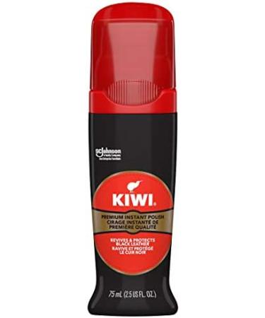 KIWI Color Shine Liquid Polish Black 2.5 FL. OZ. - Professional Grade Shoe Polish - 2.5 Ounce Bottle - Buy Online on GoSupps.com