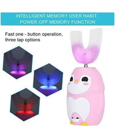 Sonew Intelligent Electric Toothbrush for Kids | U-Shaped Silicone Oral Care | Fully Automatic 60ml Pink Mousse Cleaner - Buy Online on GoSupps.com