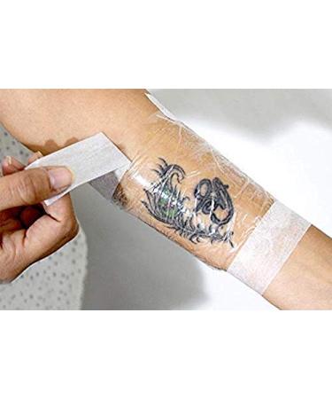 Tattoo Aftercare Bandage Roll 6x40'' Transparent Film Dressing Healing Protective Adhesive Bandage - 60x40 Inch (1 Pack) - Buy Online on GoSupps.com