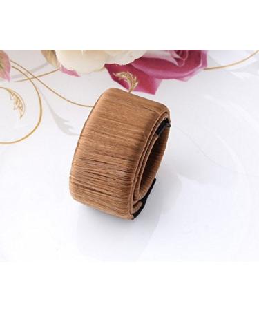 Buy Hair Twister Bun Tool - Light Brown Hairdressing Aid & Accessory for Perfect Hairstyles | International Shipping Available - Buy Online on GoSupps.com