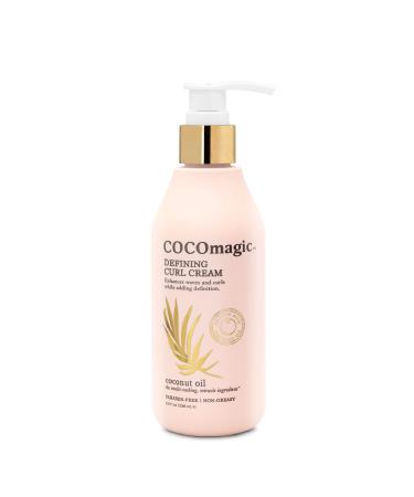 Cocomagic Defining Curl Cream - Extra Frizz Control Split End Protection Paraben & Cruelty Free | Made in USA (8 oz - Buy Online on GoSupps.com