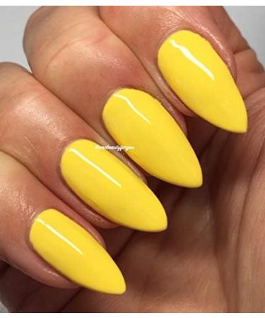 Bluesky Gel Nail Polish YELLOW CALINDA - BRIGHT YELLOW Spring Summer Color Nail UV LED Soak Off 10ml - Buy Online on GoSupps.com