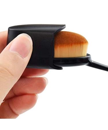 DNHCLL 2 PCS Oval Loose Powder Toothbrush Makeup Brushes | For Blending Liquid, Cream & Powder Cosmetics - Buy Online on GoSupps.com