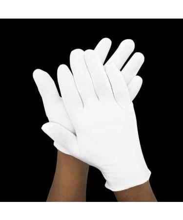 Ipetboom 16 Pairs White Cotton Gloves Tires Gloves for Men Jewelry Touching Gloves Working Gloves Miscanthus Broom Black Cotton Gloves Mens Miss Labor Protection Cotton Jersey 24x11x0.5cm - Buy Online on GoSupps.com