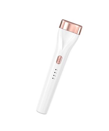 Electric Heated Eyelash Curler Lash Curler Lightweight Quick Curling Rechargeable Handheld USB Heater for Travel White