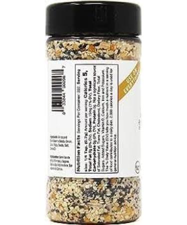 Badia Bagel Everything Seasoning - 156gm | All-in-One Flavor | Savory Bagel Flavors | Bleand Of Sesame Seeds Poppy Seeds Dried Garlic Dried Onion Salt | Experience the Ultimate Taste - Buy Online on GoSupps.com