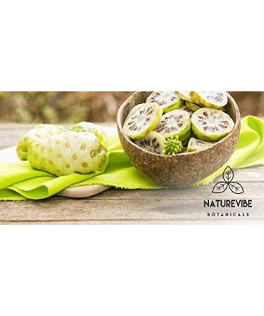 Naturevibe Botanicals Noni Fruit 1000mg Capsules - 180 Count | 100% Pure Noni Fruit Powder | Vegan-Friendly - Buy Online on GoSupps.com
