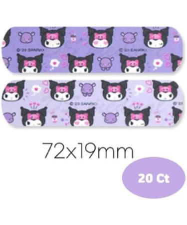 Buy Kuromi & CINNAMOROLL Adhesive Bandages Set of 40 - Cute Sanrio Themed Band-Aids for Kids & Adults - International Shipping Available - Buy Online on GoSupps.com