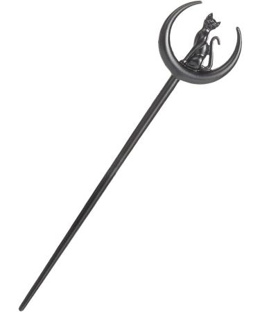 Pins - Fashionable Fine Hair Hair Styling Pins | Hair Clips Hair Grips Stylish Hair Accessories Cat Moon Fashionable Girls Hair Forks Hair Ponytail Holders Hair Pin for Travel Daily Life - Buy Online on GoSupps.com