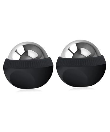 Magiclulu 2st massage ball made of stainless steel manual massage massage roller made of stainless steel massage ball stainless steel balls foot massage device Rolling massage device body massage device