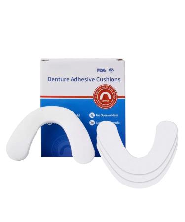 Zorvo Secure Denture Adhesive Seals | Zinc-Free Cushion Pads for All-Day Hold | 120pcs (Lower) - Buy Online on GoSupps.com