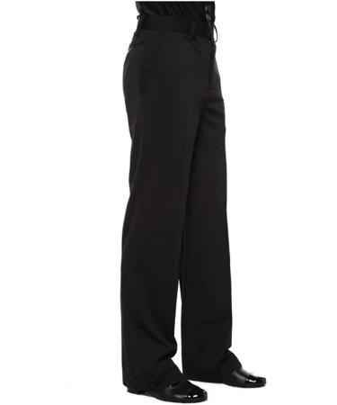 HAORUN Men's Black Dance Pants Trousers | Ballroom Latin Modern | Competition Practice | Size 33 - Buy Online on GoSupps.com