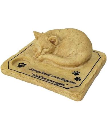 FANN Pet Memorial Stone Marker for Cat 3D Cat Sculpture Garden Stone for Loved Pet Cat Grave Marker Stone Headstone Tombstone Garden pet Decoration Loss of Cat Gifts - Buy Online on GoSupps.com