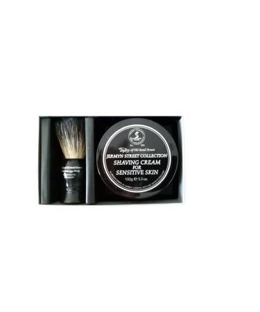 Taylor of Old Bond Street Gift Set - Pure Badger Shaving Brush & Jermyn Street Shaving Cream | Premium International Shipping - Buy Online on GoSupps.com