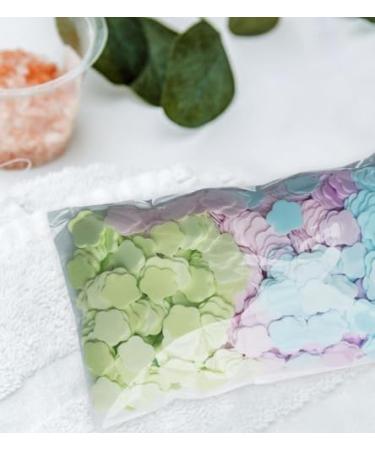 1000 Sheets Colorful Portable Disposable Paper Soap | Travel Hiking Hand Bath Toiletry Soap Sheets for Kids & Women - Gentle Fragrance - Buy Online on GoSupps.com