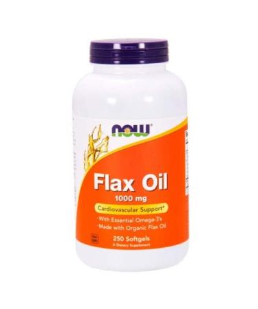 Now Foods Flax Oil 1000 mg (250 softgels) ( Multi-Pack)