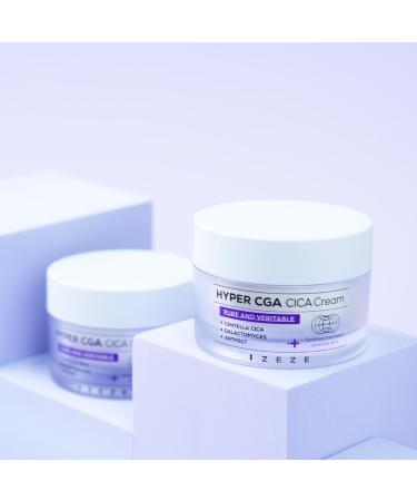 Hyper CGA Cica Cream 50ml - Low-Irritation Soothing Cream for Sensitive Skin | Moisturizing & Elasticity with Centella & Antifect - Buy Online on GoSupps.com