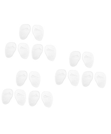 NOLITOY 9 Pairs Silicone Forefoot Pad High Heel Insoles Clear Pumps Adhesive Shoe Sole Protectors Pumps Shoes for Women High Heel Pads Kids Pu Polyurethane Floor Mat High Heels