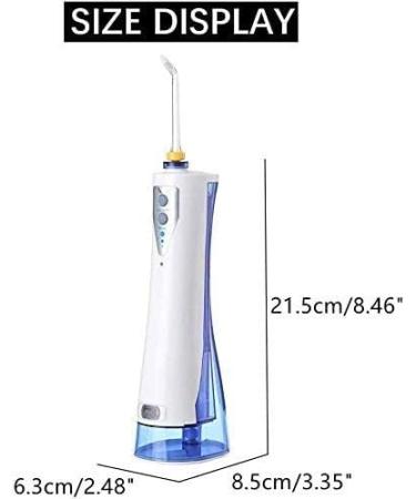 KouRy Portable Cordless Water Flosser - 3 Modes USB Charging IPX7 Waterproof - Dental Oral Irrigator for Home & Travel - 180ml White - Buy Online on GoSupps.com