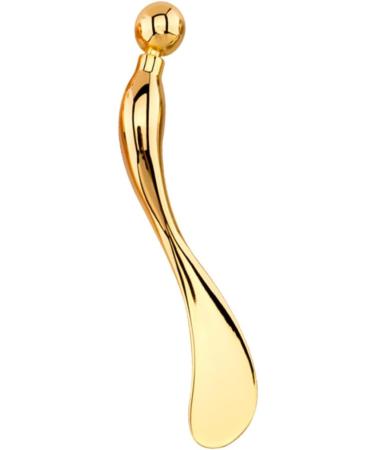 TOVINANNA Spoon Unicorn Horn Clip on Eye Tool Makeup Spoon Make up Kit Eye Spoon Spiral Perm Rods Creami Buttercream Stick Eyes 9.50X1.50X0.50CM Golden - Buy Online on GoSupps.com