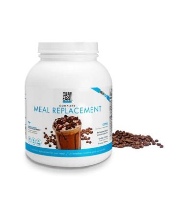 Yes You Can! Complete Meal Replacement Shake - 15 Servings (Coffee) - Meal Replacement Protein Powder with Vitamins and Minerals All-in-One Nutritious Meal Replacement Shakes Coffee 15 Servings (Pack of 1)