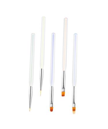 FRCOLOR Drill nail art pen light pen diamond application brush pen nail liner pen drill drawing brush yn nail kit nail art point drawing pen nail brush supplies 3d round fiber Pen