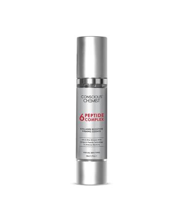 6 Peptide Se rum for Fa ce | 50ml | Complex Collagen Boosting Firming Essence for Fa ce Niacinamide & Hyaluronic Fa ce Se rum Reduce Fine Lines Wrinkles Fa ce Se rum for Men & Women