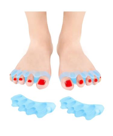 China Gold No.1 Supplier Silicone Gel Five Toes Separator for Hallux Valgus Corrector Toe Stretchers Relief Foot Pain HA00580