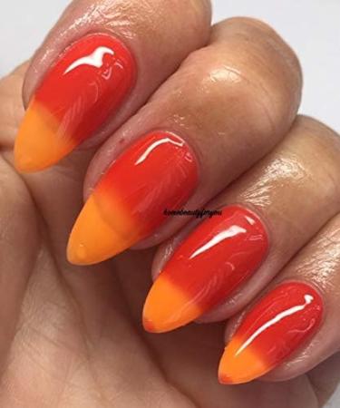 Bluesky Nail Gel Polish ORANGE COLOR CHANGE CHAMELEON Spring Summer Color TC10 UV LED Soak Off 10ml - Buy Online on GoSupps.com