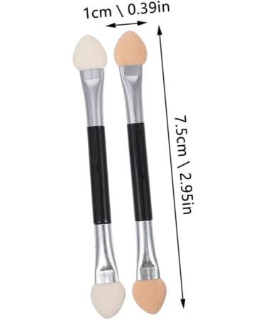 Healeved 120 Pcs Latex Eye Shadow Stick Eyeshadow Makeup Sticks Eye Shadow Brush Eyelid Applicator Plastic 7.5x1x0.5cmx5pcs Beige Khaki X5pcs - Buy Online on GoSupps.com