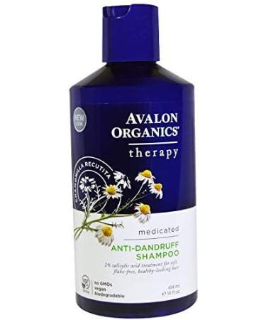Avalon Organics Anti-Dandruff Shampoo with Chamomile - 14 fl oz | Natural Scalp Relief - Buy Online on GoSupps.com