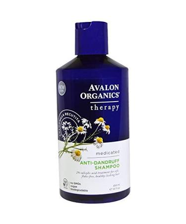 Avalon Organics Anti-Dandruff Shampoo Chamomilla Recutita 14 fl oz (414 ml)