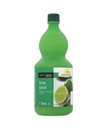 Chefs Larder Chef's Larder Lime Juice 1 Litre (Pack of 6)