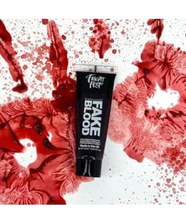 Buy Fake Blood Gel 12ml by Fright Fest | Enhance SFX Makeup with Realistic Face Blood Liquid Latex & More - Buy Online on GoSupps.com