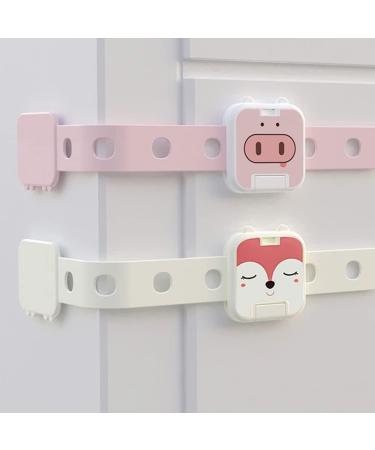 Adjustable Child Safety Locks - 6 Pcs Cupboard Locks for Cabinets, Drawers, Appliances - Easy Installation, No Tools Needed - Buy Online on GoSupps.com