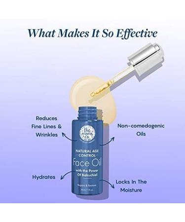 The Moms Co Natural Age Control Face Oil I Non-Sticky I Intense Hydration & Glow I Anti Ageing INatural Retinol (30ml) - Buy Online on GoSupps.com