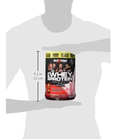 Whey Protein Powder Six Star 100% Whey Protein Plus Whey Protein Isolate & Peptides Lean Protein Powder for Muscle Gain Whey Isolate Protein Shake Strawberry 2 lbs Strawberry 20 Servings (Pack of 1) - Buy Online on GoSupps.com